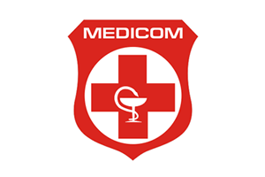Розробка логотипу для фірми "Medicom"